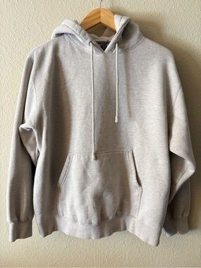 Vintage 90s Stüssy Silver Tag Gray Hoodie Made In USA Size M